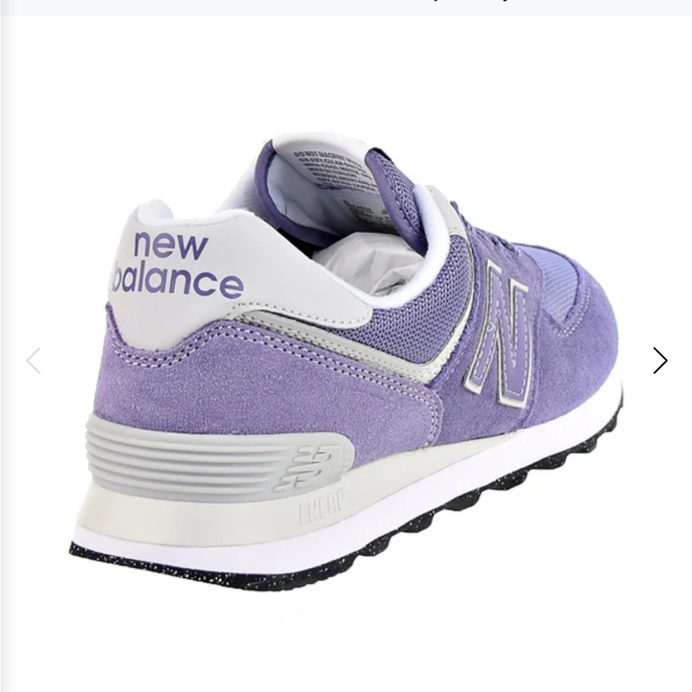 New Balance 574 Purple with Grey - Picture 4 of 7